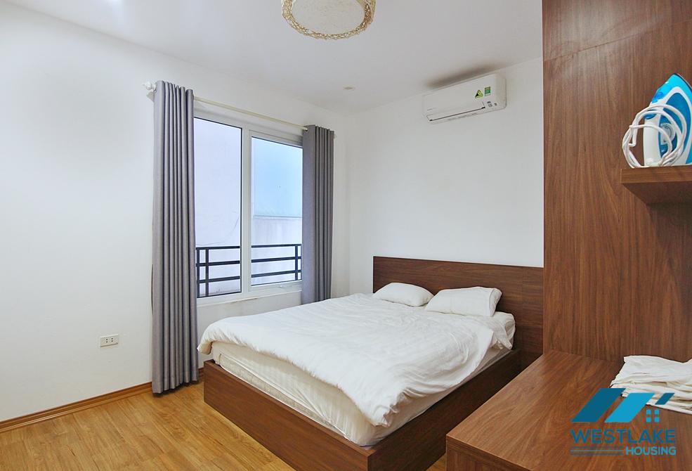 Lake view and bright 2 bedrooms apartment for rent in Vu Mien area, Tay Ho