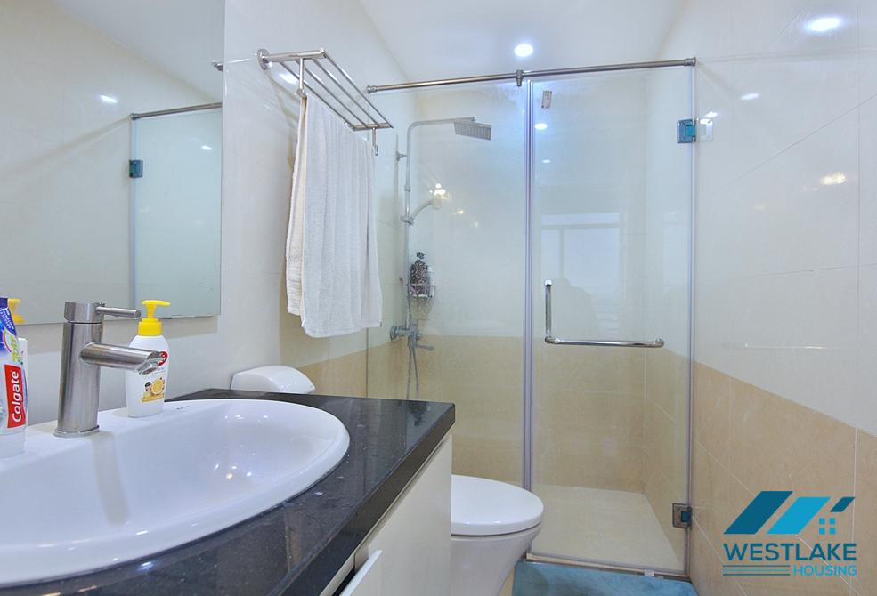 Lake view and bright 2 bedrooms apartment for rent in Vu Mien area, Tay Ho