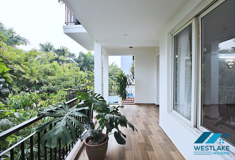 Spacious two bedroom apartment with lake view for rent on Nhat Chieu