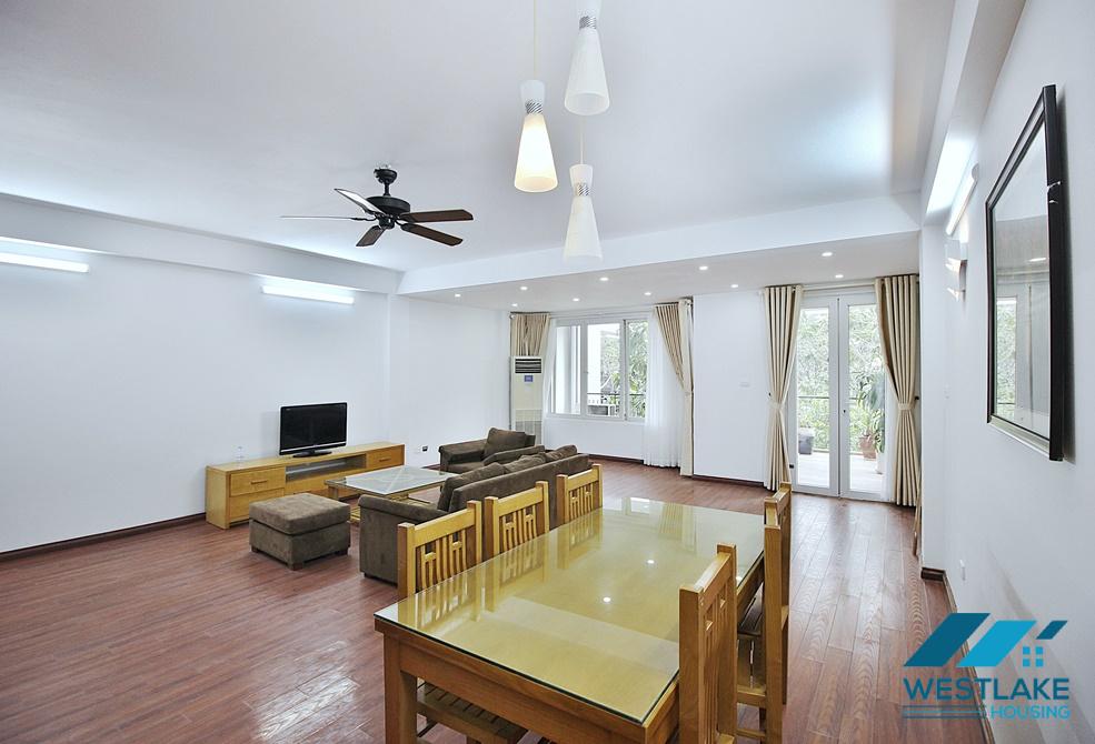 Spacious two bedroom apartment with lake view for rent on Nhat Chieu