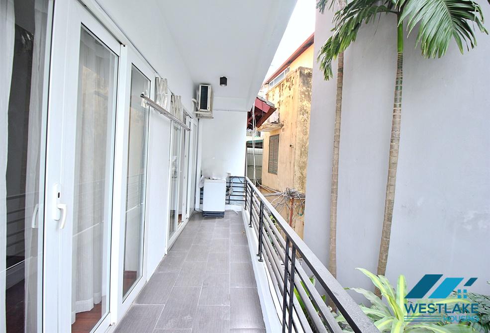 Spacious two bedroom apartment with lake view for rent on Nhat Chieu