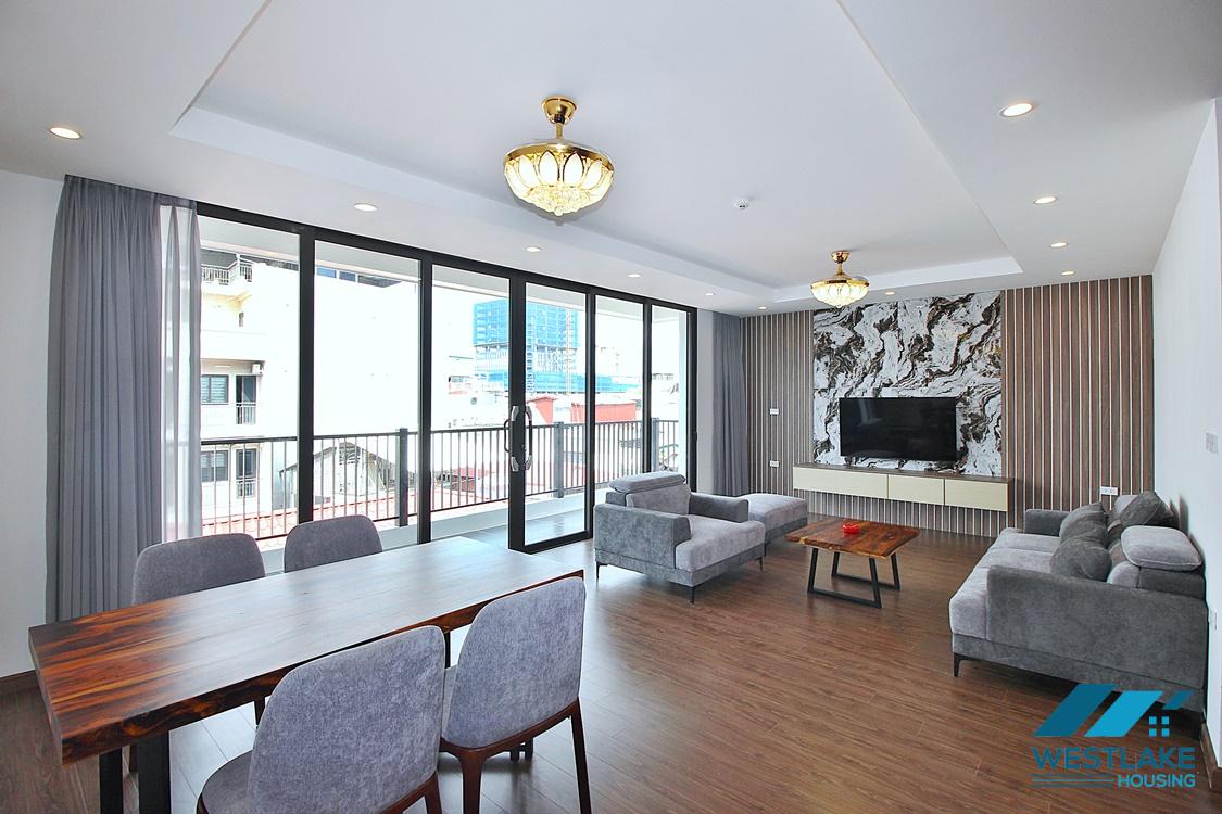 Brand new and spacious 3 beds apartment for rent in Trinh Cong Son st, Tay Ho