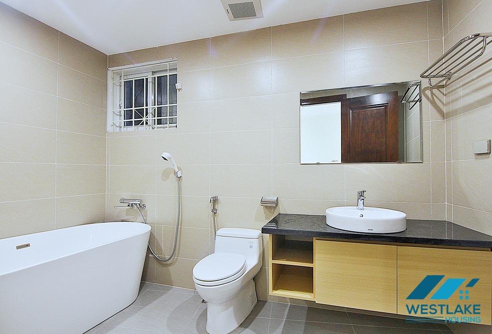 A brand new 1 bedroom apartment with lake view for rent in Quang An, Tay Ho