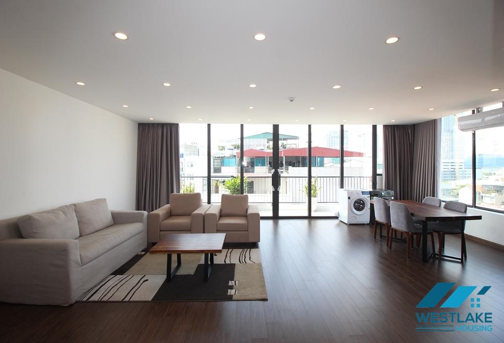 Brand new and spacious 2 beds apartment for rent in Trinh Cong Son st, Tay Ho