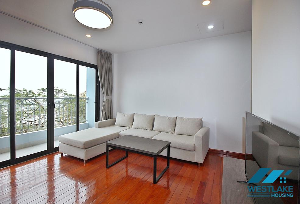 Lake view 1bed apartment for rent in No.57 Trinh Cong Son st, Tay Ho