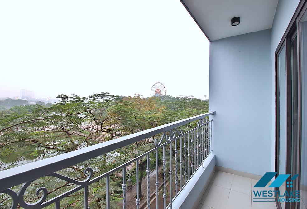 Lake view 1bed apartment for rent in No.57 Trinh Cong Son st, Tay Ho