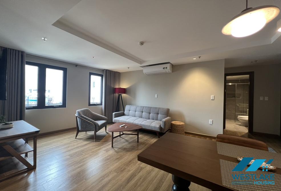 Brand new 2 bedroom apartment for rent in Truc Bach street , Ba Dinh