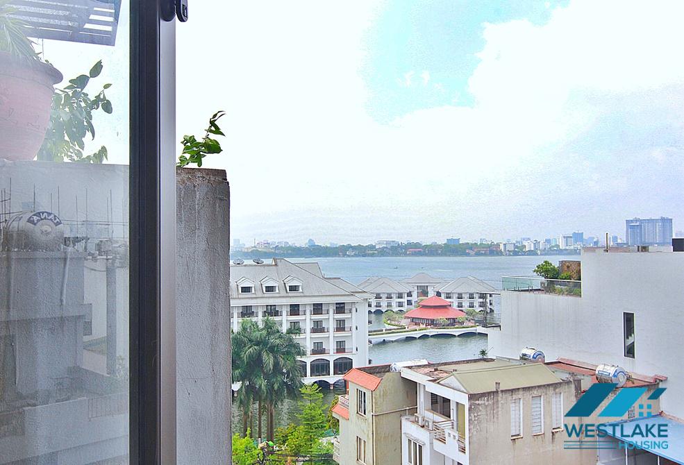 One bedroom apartment with huge balcony for lease in Tu Hoa, Tay Ho