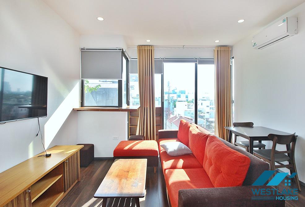 One bedroom apartment with huge balcony for lease in Tu Hoa, Tay Ho