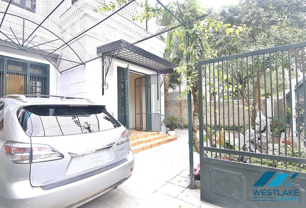 Beautifull house with unfurnitures for rent in D2 Block, Ciputra Ha Noi