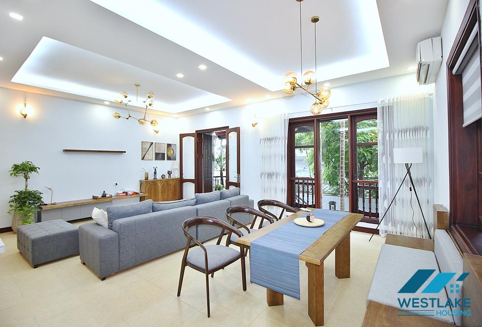 French 4beds villa for rent in To Ngoc Van st, Tay Ho