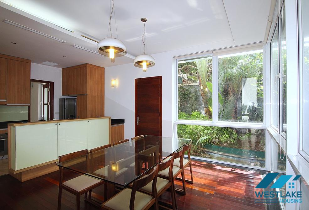 Garden 5 bedrooms house for rent in Au Co st, Tay Ho