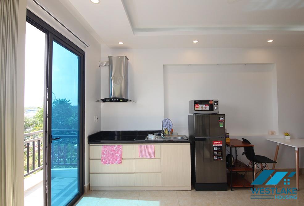 Lake view studio for rent in Trinh cong son, Tay ho