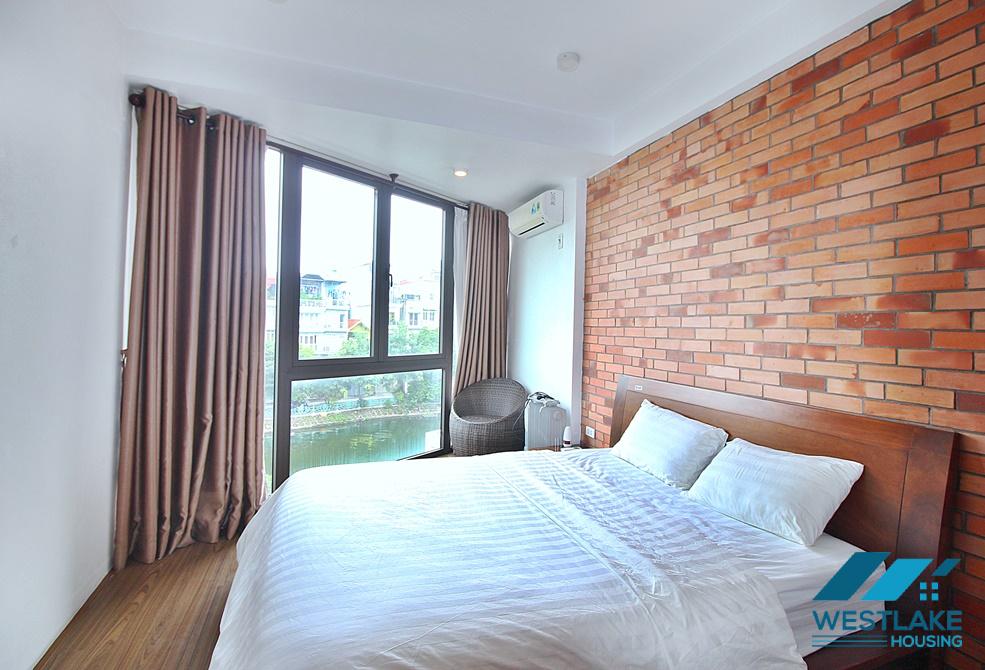 A lake view 1 bedroom apartment in Vu mien, Tay ho