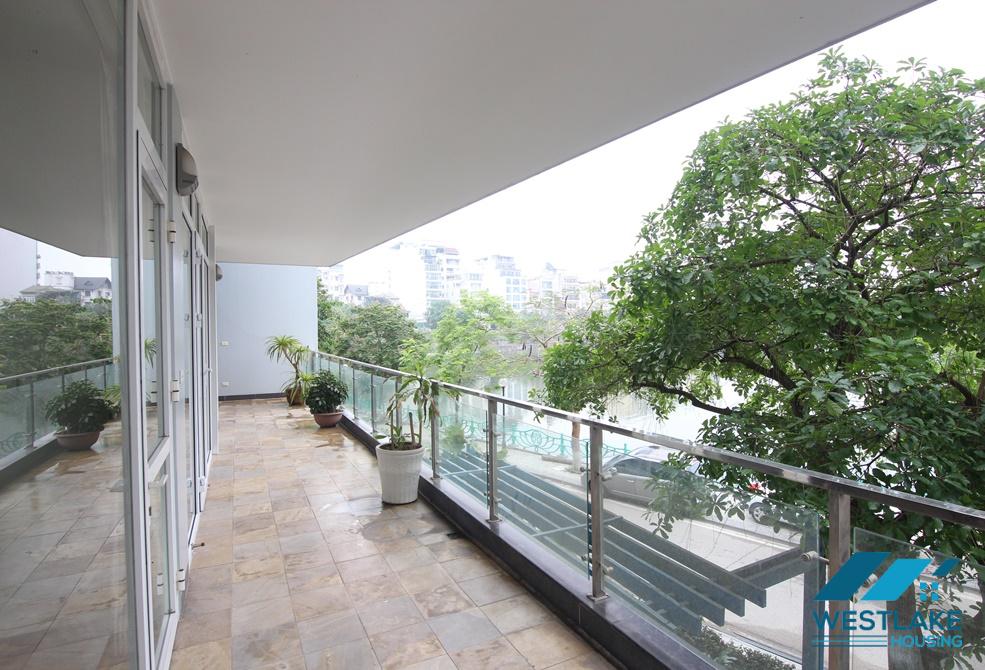 Good location apartment with lake view for rent in Quang An st, Tay Ho District