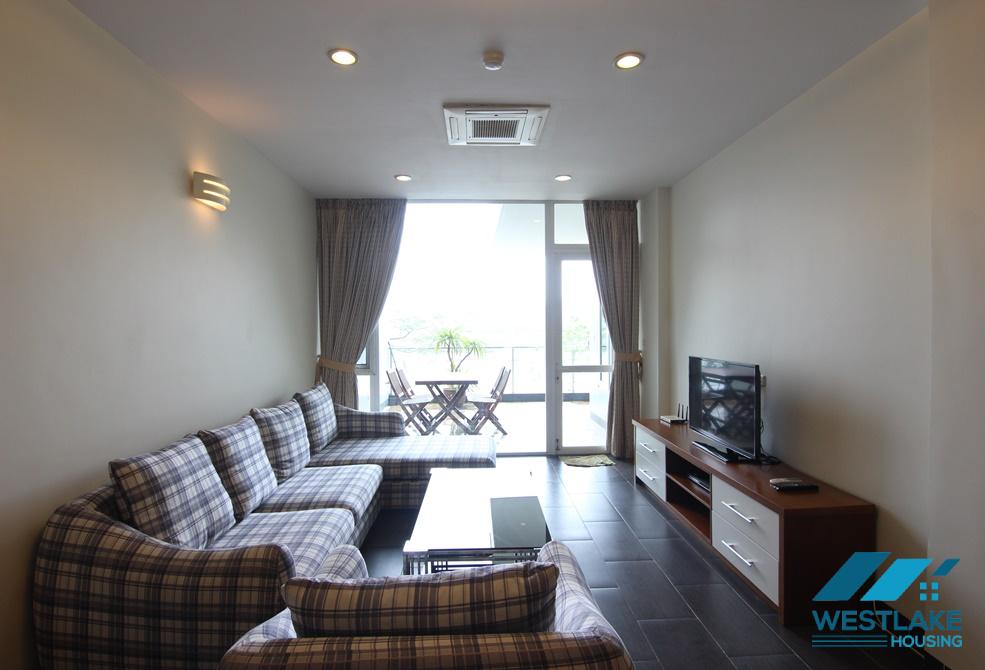 Good location apartment with lake view for rent in Quang An st, Tay Ho District