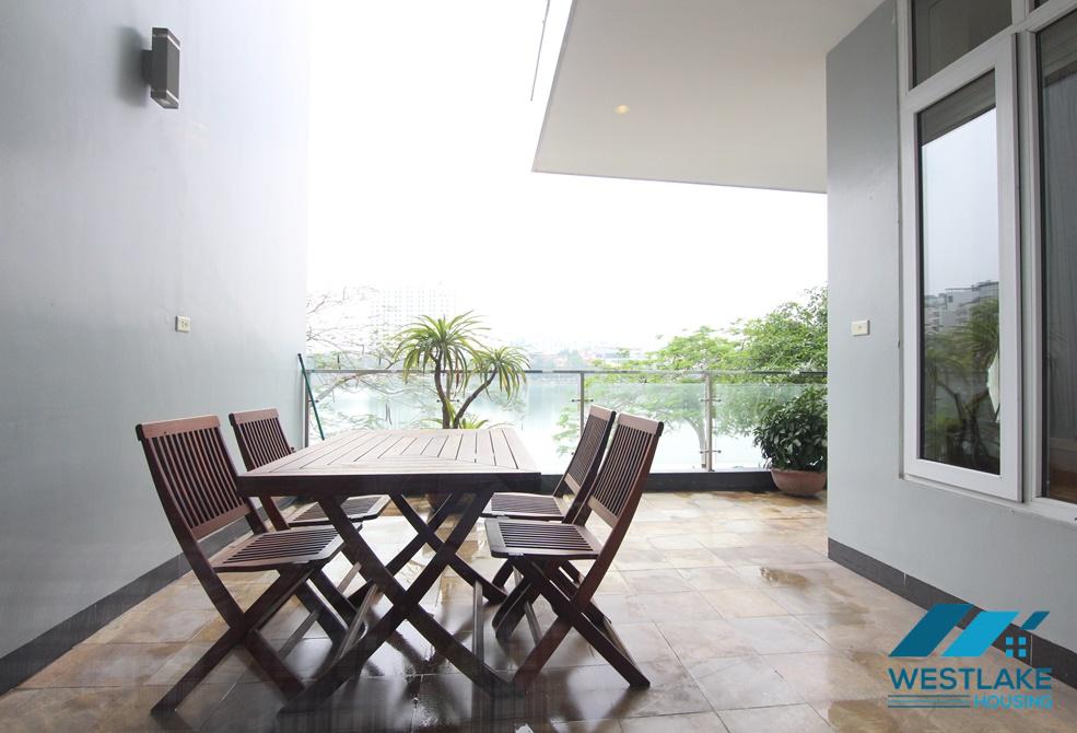 Good location apartment with lake view for rent in Quang An st, Tay Ho District