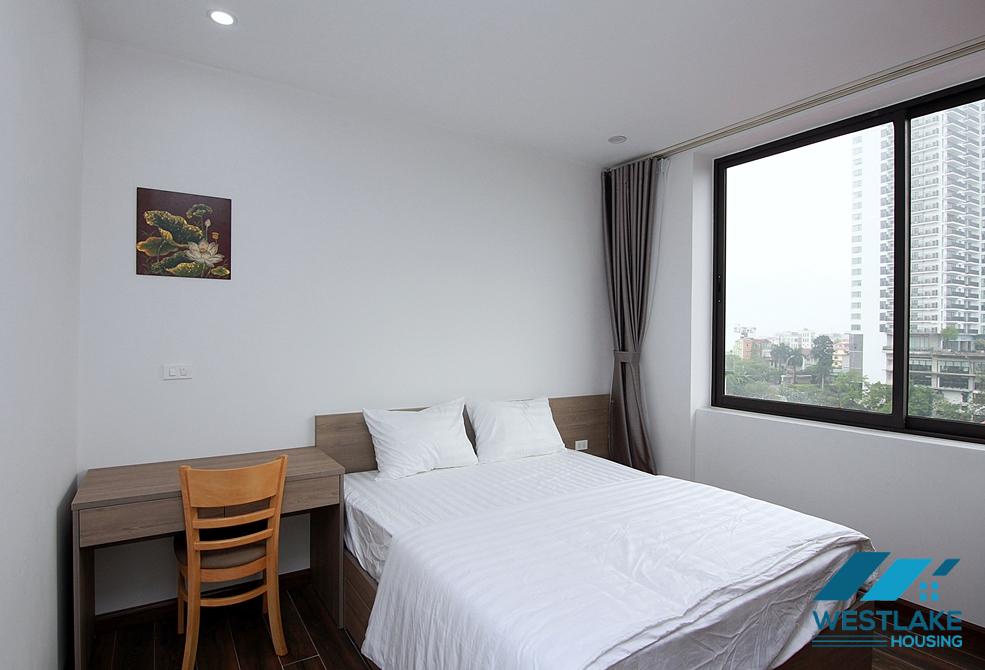 High floor and bright 1 bedroom apartment for rent in To Ngoc Van st, Tay Ho