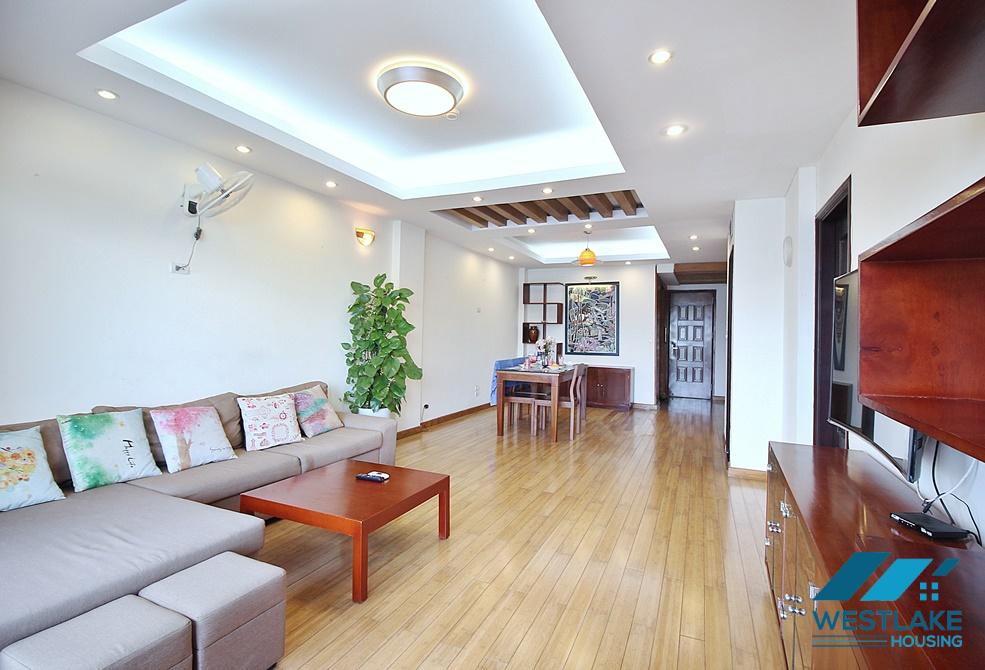 Good quality apartment on the 2nd floor with lake view for rent in Tay Ho District