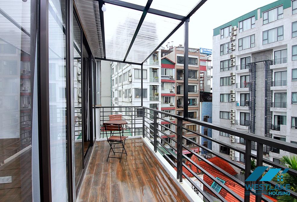 Bright 1 bedroom with large balcony for rent in To Ngoc Van st, Tay Ho