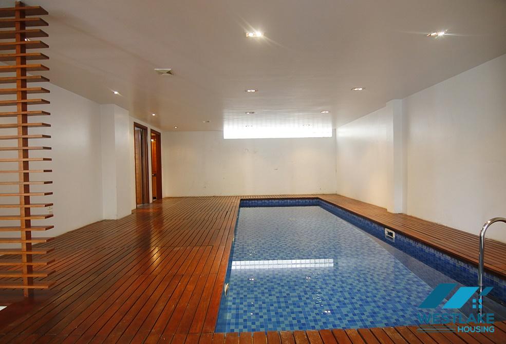 A wonderful mansion with indoor swimming pool for rent in Tay Ho