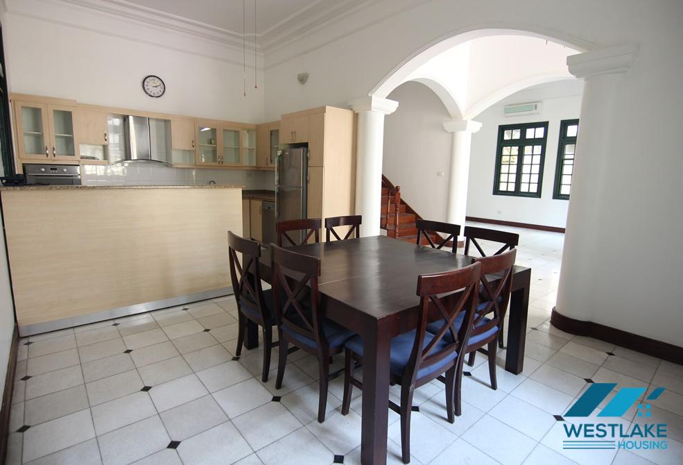 Villa with swimming pool and garden for rent in To Ngoc Van, Tay Ho