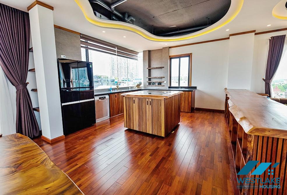 Luxury penhouse with 5 bedrooms for rent in To Ngoc Van st, Tay Ho