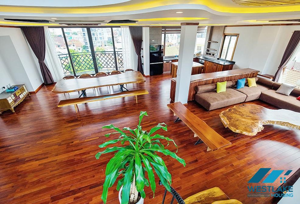 Luxury penhouse with 5 bedrooms for rent in To Ngoc Van st, Tay Ho