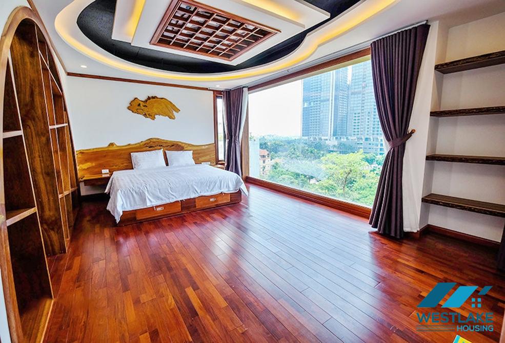 Luxury penhouse with 5 bedrooms for rent in To Ngoc Van st, Tay Ho