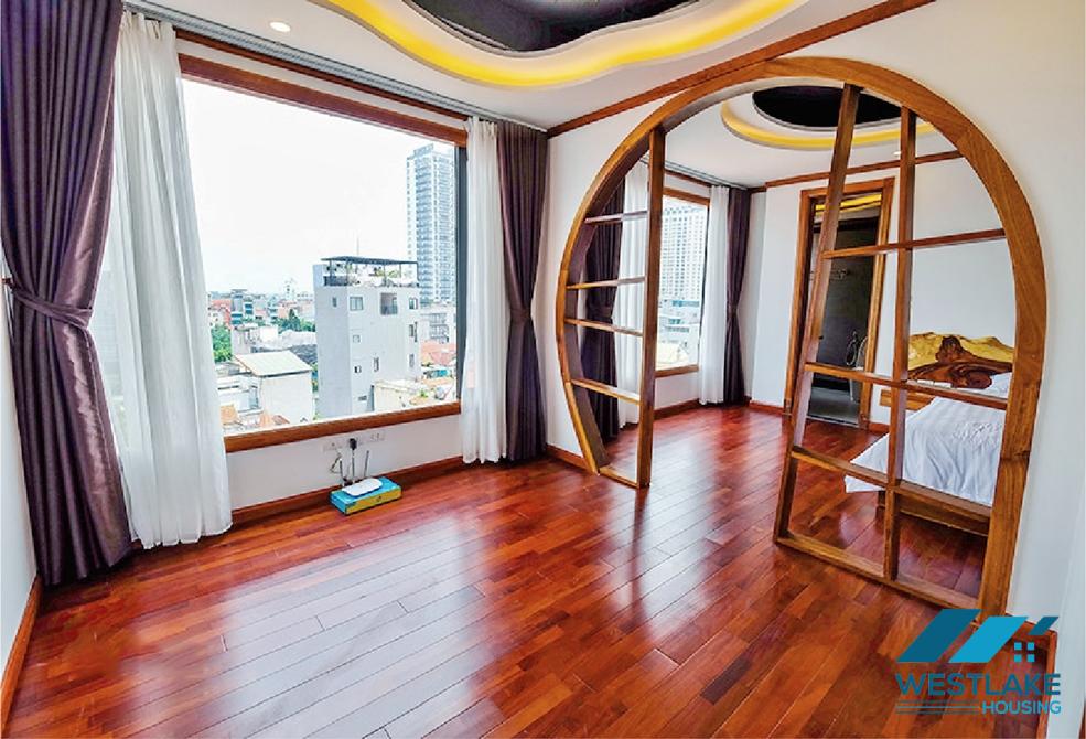 Luxury penhouse with 5 bedrooms for rent in To Ngoc Van st, Tay Ho