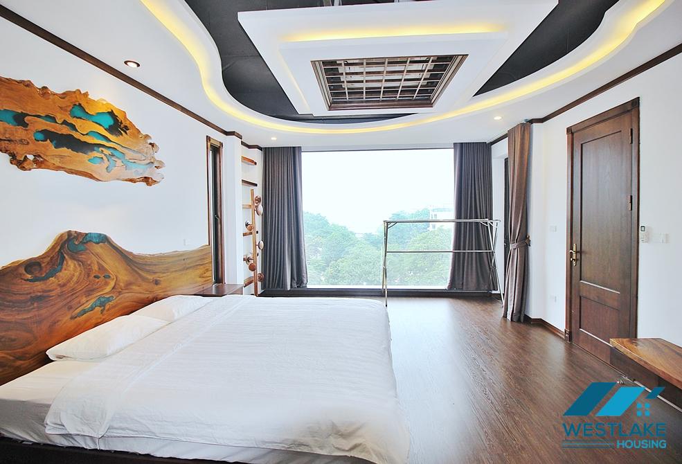 Brand new 4 bedroom apartment with big balcony and lake view in Tay ho, Ha Noi