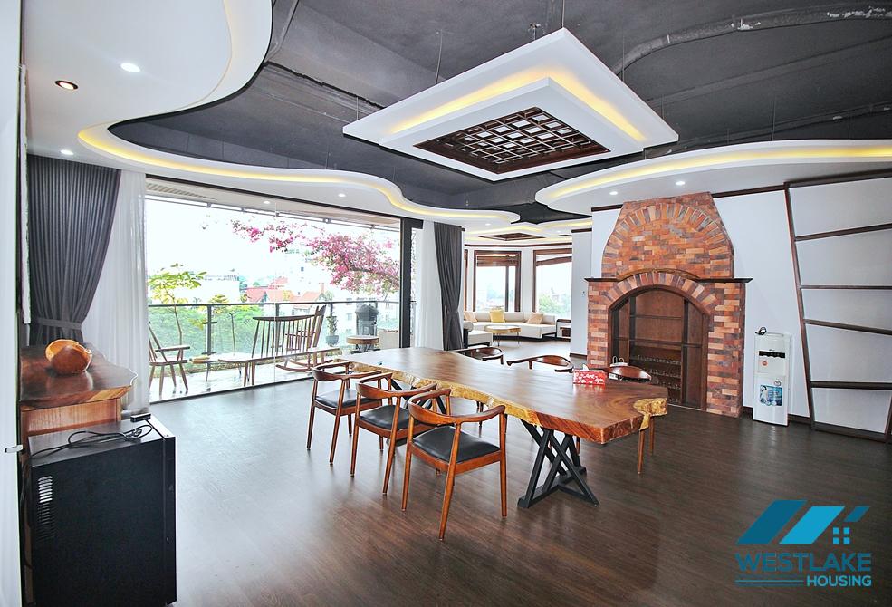 Brand new 4 bedroom apartment with big balcony and lake view in Tay ho, Ha Noi