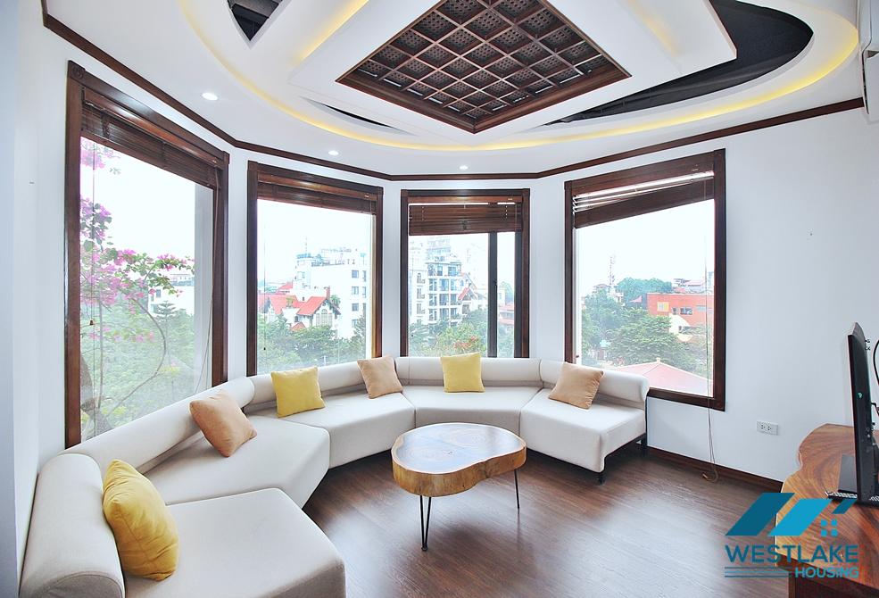 Brand new 4 bedroom apartment with big balcony and lake view in Tay ho, Ha Noi