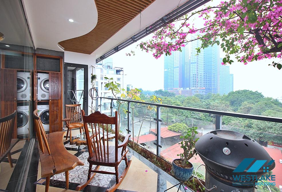 Brand new 4 bedroom apartment with big balcony and lake view in Tay ho, Ha Noi