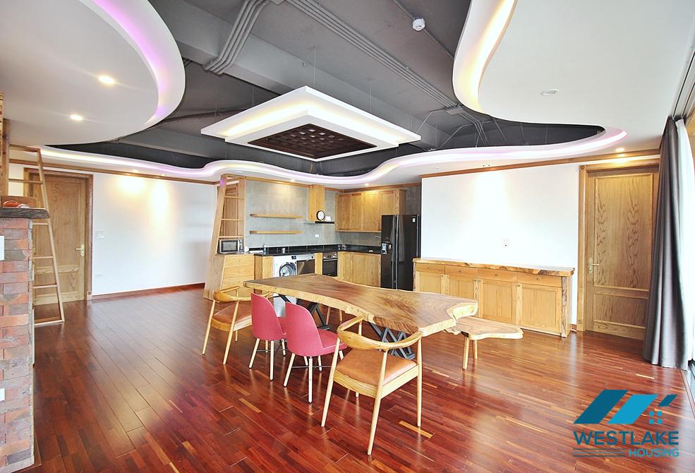 Spacious 4 bedrooms apartment for rent in To Ngoc Van st, Tay Ho