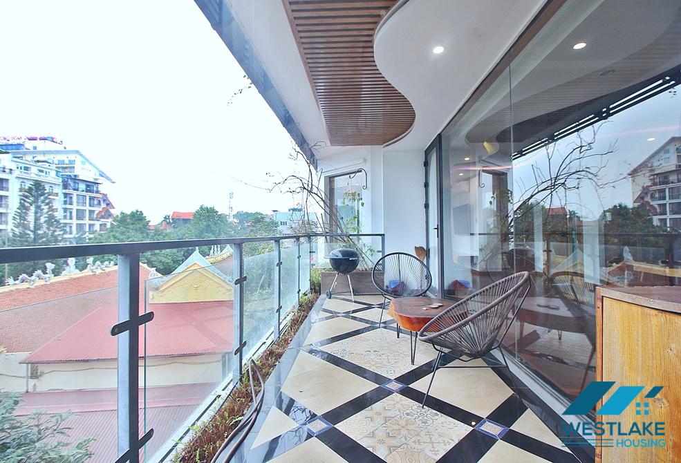 Spacious 4 bedrooms apartment for rent in To Ngoc Van st, Tay Ho