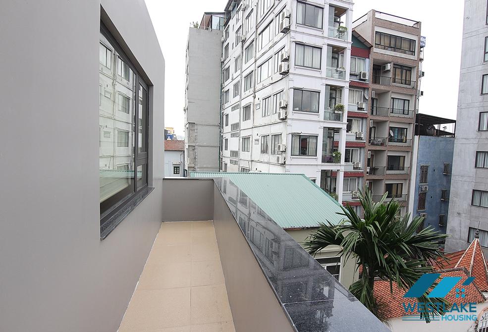 Big balcony - One bedroom apartment for rent in To Ngoc Van st