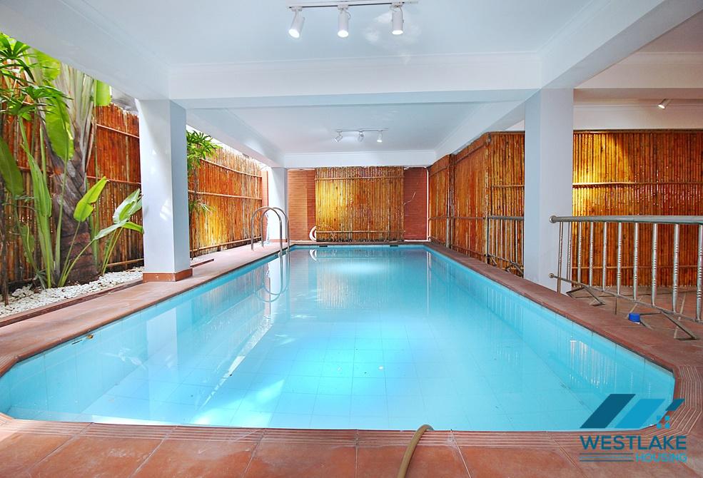 Quality house with swimming pool for rent in To Ngoc Van st, Tay Ho