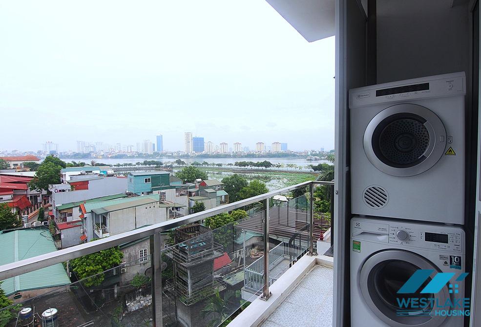 Duplex aprtment on the top floor for rent in To Ngoc Van st, Tay Ho