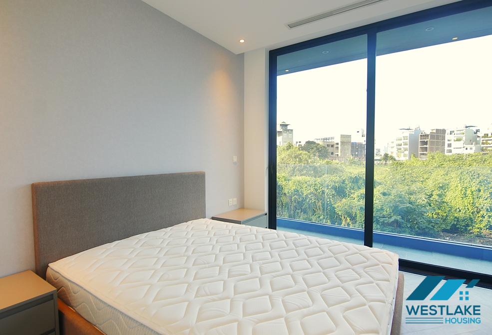 Modern furnished two bedroom apartment for rent in Ngoc Thuy near French international school.