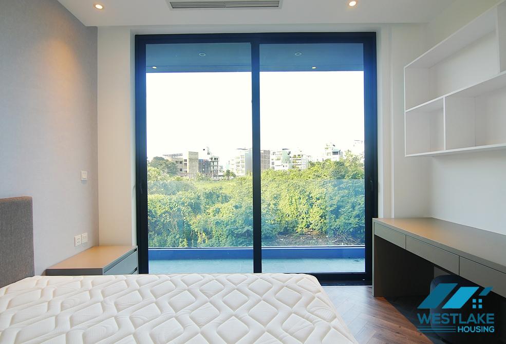 Modern furnished two bedroom apartment for rent in Ngoc Thuy near French international school.