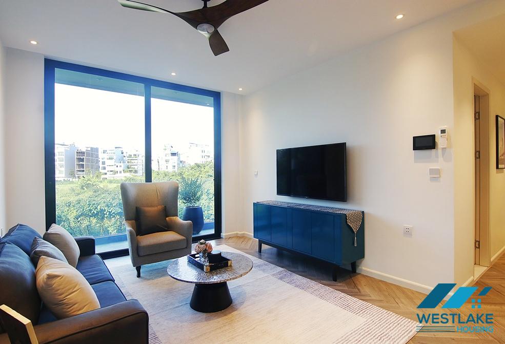 Modern furnished two bedroom apartment for rent in Ngoc Thuy near French international school.