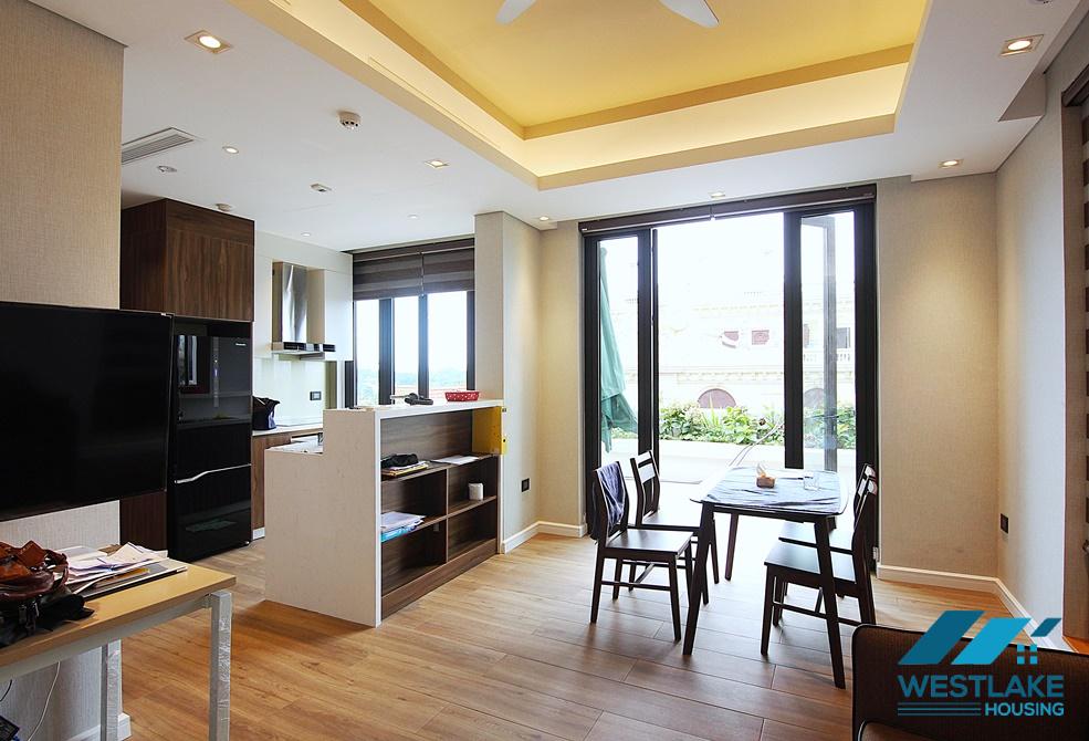 A brilliant 1 bedroom apartment with nice terrace for rent in Tay Ho