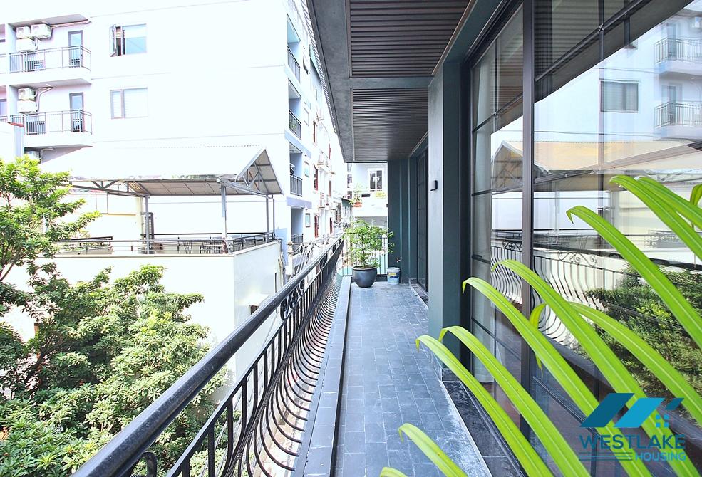 A brand new 2 bedroom apartment with big balcony for rent in Tay ho, Hanoi