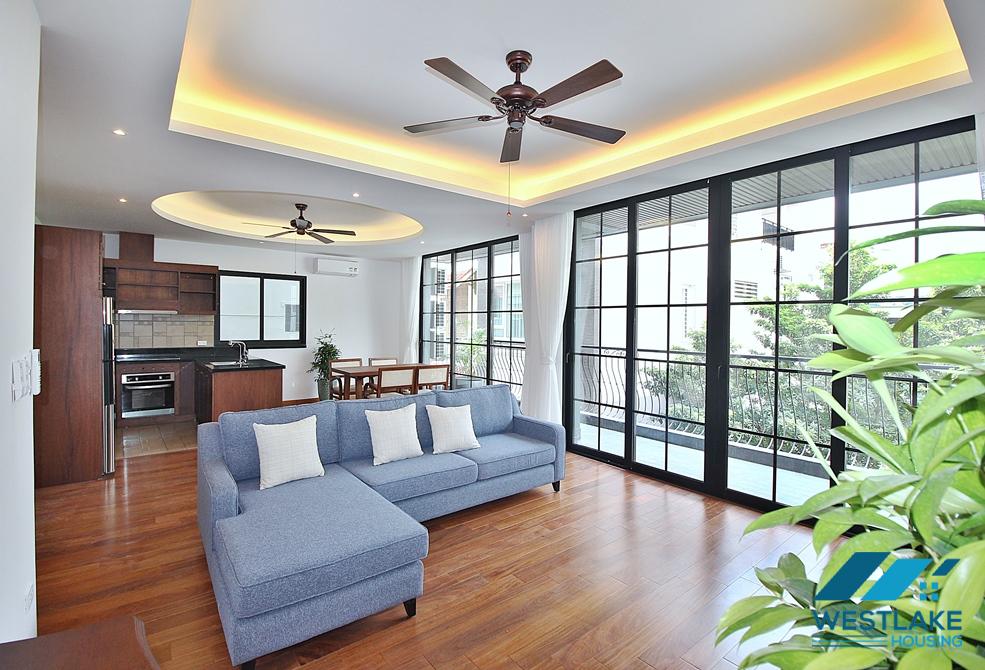 A brand new 2 bedroom apartment with big balcony for rent in Tay ho, Hanoi