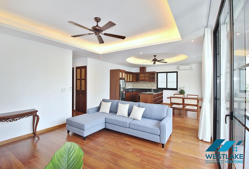 A brand new 2 bedroom apartment with big balcony for rent in Tay ho, Hanoi