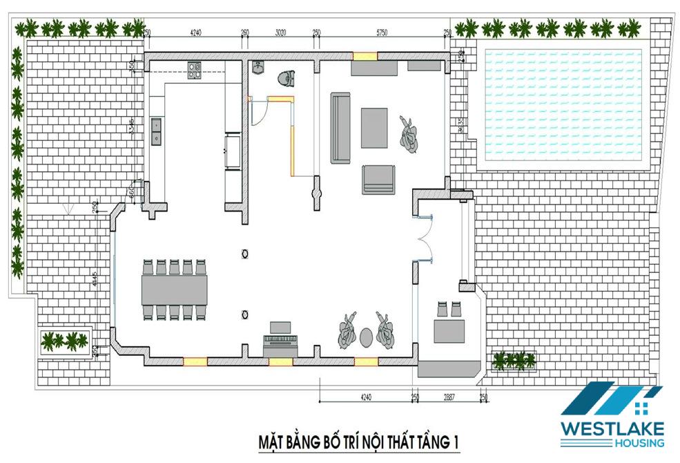 Cho Thuê Nhà 5 Phòng Ngủ Mơi Cải Tạo Đẹp Hiện Đại Có Bể Bơi Ở Tây Hồ, Hà Nội