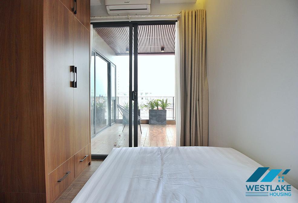 Brand new 2 bedroom apartment with big balcony in Au co, Tay ho, Hanoi