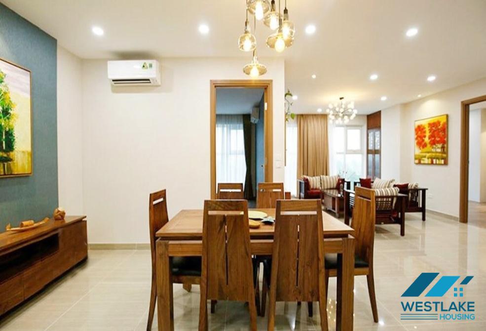 Spacious 03 bedrooms for rent in L4 Tower, Ciputra, Ha Noi