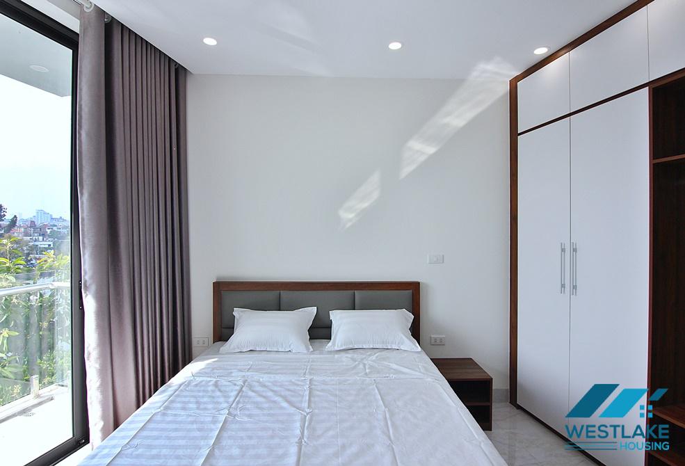 Newly renovated apartment with lake view balcony in Yen Phu, Tay Ho